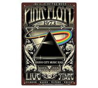 TEMU de de 1973 Letrero de metal - de pared de de clásica, 1 pieza, diseño de y , de , acero duradero, pretaladrado, resistente a , decoración navideña universal, 8x12 pulgadas