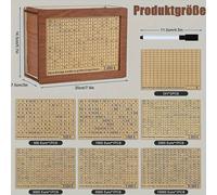 TEMU de de madera con contador, de Penny reutilizable para adultos con de dinero, de almacenamiento de cambio de monedas, decoración de escritorio, regalos de boda, regalo de y Navidad para