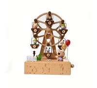 TEMU de de madera con de carillón | animales giratorios, carrousel y diseño de | Regalo de mecánica de carillón, para niños y niñas en y Navidad ( de artesanal)