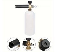 TEMU de espuma, Pistola de espuma para nieve de cuello ancho con de de espuma de resistencia, con espuma gruesa, equipada con un conector rápido de y una botella de 1 .