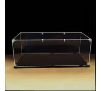 TEMU de exhibición acrílica de almacenamiento manual de para montaje , cubierta de juguete de bloques de construcción y antipolvo para 42083 42143 76139 42096