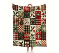 TEMU de Felpa con Rompecabezas Navideño Alegre - Festivas para Decoración del Hogar, con un y Verde, y Cómoda, de un Festivo , para Uso en Invierno
