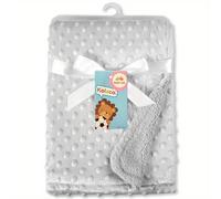 TEMU de felpa y acogedora, colcha para guardería, para cochecito, opción de regalo ideal