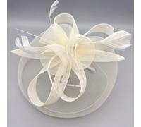 TEMU de Flores de Malla 1pc Tocado Fascinator para Halloween Cosplay Boda de Té Accesorios Regalo de Sombrero de Carreras de Caballos Sombrero de con y Clip Uso