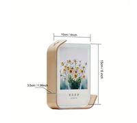 TEMU de Fotos de Madera Contemporáneo con Exhibición de Acrílico, Rectángulo Vertical, Ideal para Decoración de Fotos de Fiesta de Boda, DIY para y Calendario, Decoraciones de Boda