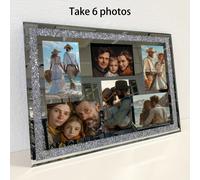 TEMU de Fotos Grande Estilo Europeo Moderno, para , Plateado que Puede Múltiples Fotos, Adecuado para Dormitorios, Salas de Estudio, Salones, etc., Ideal para de la , San Valentín y Regalos de Navidad