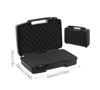 TEMU de herramientas portátil de plástico para ferretería multifuncional, diseñada para el almacenamiento protector de instrumentos y equipo para exteriores