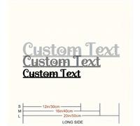 TEMU de hierro personalizado - Texto y firmas a medida para regalos de bienvenida, decoración de puerta principal, moderno para jardín exterior, fácil instalación, sin baterías