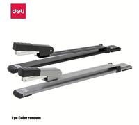 TEMU de Largo Alcance Deli 1pz - Ajustable, Cubierta Metálica, Grapas 24/6 o 26/6, Capacidad para 25 Hojas de Papel, Ideal para Encuadernar y Coser Documentos Estándar