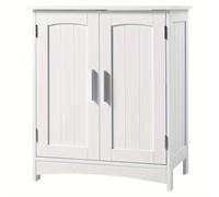 TEMU de Lavabo Individual, Gabinete de Almacenamiento Base, Gabinete de Lavabo para Baño, Almacenamiento de Baño de Puerta, Estantes Ajustables, Diseño , Estilo Contemporáneo, 50X60X30 Cm, en Color .