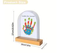 TEMU de Madera de 5 Niveles para de Manos - de Recuerdos DIY para , Decoración del Hogar, Familiar, Diseño , Acabado de Calidad, Madera Duradera, Regalo para