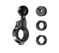 TEMU de montaje para manillar de aleación de aluminio una cabeza de de 1 compatible con diámetros de varilla de 0.5", 0.87", 1" y 1.26", compatible con brazos de abrazadera de cabeza de RAM Size B