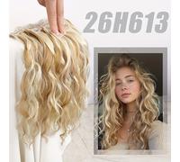 TEMU de ondas de agua cortas, extensión de pelo de 4 piezas, aumenta el volumen del pelo, pelucas sintéticas.