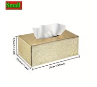 TEMU de pañuelos rectangular de cuero - Elegante soporte para pañuelos con magnético para tocador, servilletero decorativo, mesita de noche, , encimera