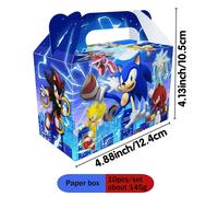 TEMU de papel de 10 piezas, embalaje de de regalo de Sonic, de embalaje de regalo, estilo azul, decoración de , decoración de , de embalaje de regalo para