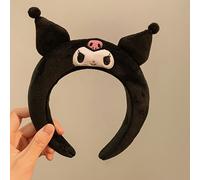 TEMU de Peluche Sanrio Kuromi/Cinnamoroll/Melody/Pom Pom - Antideslizante y , Personaje de Anime para Mujeres, Ideal para de Cara, Maquillaje, Accesorio (Kuromi/Cinnamoroll/Melody/Pom Pom)