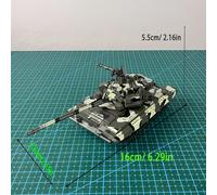 TEMU de Plástico ABS, Militar a 1:48, Principal T90 para Exhibición y Colección con Giratorio