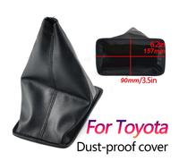 TEMU de Polvo para Palanca Cambio Manual en Material PU , Compatible con Toyota Corolla, Cubierta del Freno a Mános y Accesorio Reemplazo - Cuero Sintético