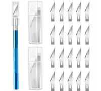 TEMU de precisión Hobby con 20 cuchillas de repuesto Kit para bricolaje, , corte, tallado, scrapbooking, plantilla