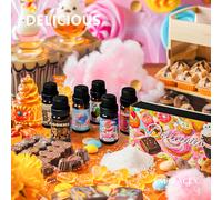 TEMU de Regalo de Aceites Esenciales 6uds/1 Set - Deliciosos Aceites con de , Chocolate, Galletas, , y Taro para Uso en Máquina de Aromaterapia, Humidificador, Masaje y Fabricación de Velas/Jabón