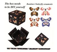 TEMU de Regalo Sorpresa Explosión de 4 Piezas con Decoraciones Florales y Mensajes de Agradecimiento/ - de Papel para Fiestas de , , Aniversarios, Navidad, Día de San Valentín