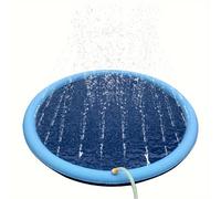 TEMU de Salpicaduras para Perros de PVC Duradero - Bañera para Mascotas de Exterior Resistente con Juguete de Juego de Agua para Perros