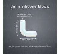 TEMU de silicona, junta blanda de silicona, tubo rígido, conexión blanda, junta elástica en , acoplamiento de goma, reparación, 5 piezas.