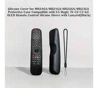 TEMU de silicona NUEVA para mando mágico LG MR24GA/MR21GA/MR22GN/MR23GA, compatible con televisores LG C2/C3/G3 OLED, antideslizante con cordón ()