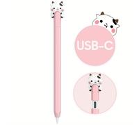 TEMU de Silicona USB- Diseño de Dibujos Animados para el Apple Pencil de 3ª Generación