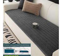 TEMU de Sofá Bohemio Chic de Peluche - Lavable a Máquina, para Mascotas, Protector Antideslizante para Sofá de Salón, Dormitorio, Decoración de Oficina, Sofá