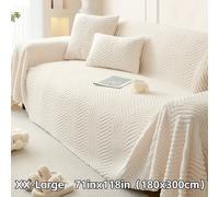 TEMU de sofá de felpa gruesa de 1 pieza con de espiga, protector de sofá para mascotas para y dormitorio