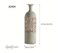 TEMU de suelo vintage con diseño hueco, ideal para decorar salas de estar, patios, jardines, hoteles y de huéspedes con flores secas o artificiales.