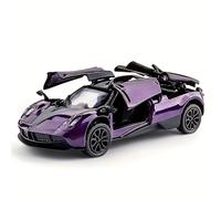 TEMU de Superdeportivo de Aleación a 1:43 con Acción de Retroceso - Réplica Realista de Coche , Operación Manual, Regalo de y Coleccionable