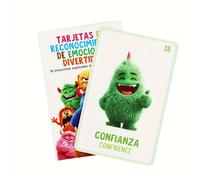 TEMU de Tarjetas de Memoria en Español del Monstruo de las (36 Tarjetas) Descripciones, Dirigido a Promover el Desarrollo Social-Emocional y Crear