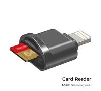 TEMU de Tarjetas Mini SD TF para iPhone y iPad, Externa de Memoria, Adaptador de Tarjeta de Almacenamiento OTG para iPhone 14 11