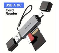 TEMU de Tarjetas SD PULWTOP USB 3.0, de Tarjetas de Memoria USB C 2-en-1 para Cámara Digital, Compatible con SD/TF, para , iPad