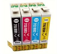 TEMU de tinta de repuesto T0711 71 para impresoras Epson Stylus, incluyendo modelos SX110, SX215, SX218, , SX405, SX410, SX415, SX510W, SX515W y DX7400