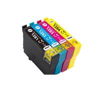 TEMU de tinta de repuesto T1281 128 con la impresora EPSON Stylus S22/Sx125/Sx130/Sx230/Sx235W/Sx420W/Sx425W/Sx430W/Sx435W/Sx438W/Sx440W/Sx445W/Office BX305F/BX305FW.