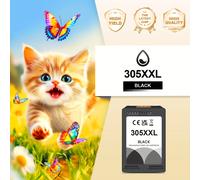 TEMU de Tinta KT INK Compatible con HP 305XL/305XXL Remanufacturado de y Tricolor - Compatible con Impresoras HP 2800e/2810e/2820e/2821e/2822e/2823e/4220e/4222e/4230e - de Reemplazo Económico