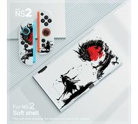 TEMU de TPU compatible con NS2/NS/OLED, para el Switch , estilo y , samurái de dibujos animados, - blanca - ¡ que los entusiastas de los videojuegos desean!