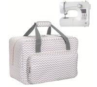 TEMU de transporte para máquina de coser, bolsa de almacenamiento universal con bolsillos y de transporte para la mayoría de las máquinas de coser estándar y Brother