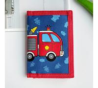 TEMU de Tres Pliegues con Estampado de Coche de Dibujos Animados, Bolsillo con Cremallera y Ventana para Identificación, Ideal para Tarjetas Bancarias y Monedas, de Uso Diario