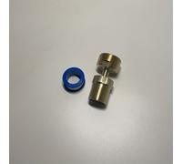 TEMU de Válvula de Ducha Giratorio Ajustable - Accesorio de Cobre Excéntrico para Grifo Mezclador | Adaptador de Diámetro + Sello | Conector de Tubería para Baño