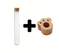 TEMU de Vidrio Mini Coleccionista de de Gato Navideño con Base y Sellada, un Elegante Regalo para Amantes de Mascotas