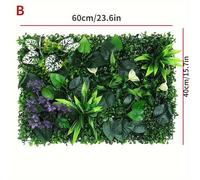 TEMU Decoración de césped de plantas verdes artificiales, adecuada para paredes de , patios, decoración de jardín y decorativo de paredes de plantas verdes para escaparates de comerciales