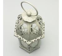 TEMU Decoración de Farolillos para Ramadán - Juego de Decoración Islámico, Portavelas Metálico con Velas Blancas y Soporte para Té para el Festival del Ramadán