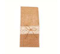 TEMU Decoración de Fiesta de Mesa de de Boda en Casa de DIY con de Encaje para y Tenedor, Bolsa de 10 piezas por Paquete, 11cm/4.33 pulgadas * 22cm/8.66 pulgadas