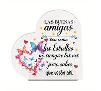 TEMU Decoración de Mesa de Acrílico Español 1pc de Putuo 2D, Son Como Estrellas, No Las Ves Pero Que Están Allí, Decoración de Escritorio para de , Regalo, Decoraciones y Suministros para Fiestas