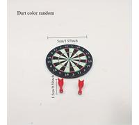 TEMU Decoración para Casa de Muñecas: Mini Dianas a 1:12, Juego de Mini Dianas, { Dos Dardos y una Diana}, Mini Decoración para de Muñecas. Un Coleccionable para Mini Entusiastas.