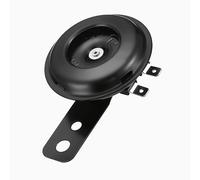TEMU [ del Cliente] Bocina de Aire Eléctrica Universal para Motocicleta 12V Redonda Negra, Altavoz de Disco 105dB, Paquete de 1, para la Mayoría de Scooters/Mopeds, ATVs, Go-Karts